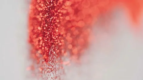 Abstract dark black red glitter sparkle Stock Footage 237022656