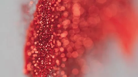 Abstract dark black red glitter sparkle Stock Footage 242073527