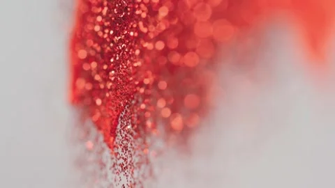 Abstract dark black red glitter sparkle Stock Footage 242073542