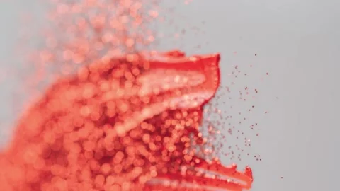 Abstract dark black red glitter sparkle Stock Footage 242073561