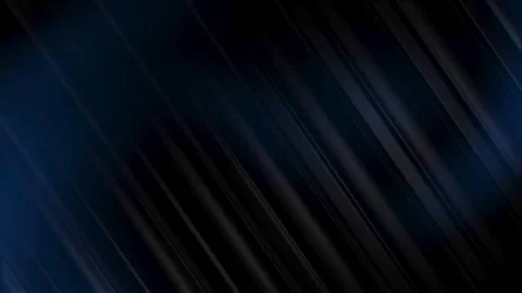 Abstract dark blue and black diagonal stripes with subtle light streaks moving s Stock Footage 330290879