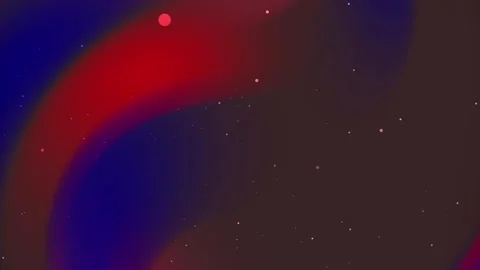 Abstract Dark Blue and Red Cosmic Motion Background with Particles Vídeos de archivo 336413178
