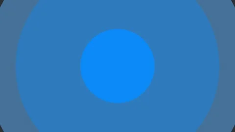 Abstract dark blue and teal concentric circles on white background a minimali Stock-Footage 333332057