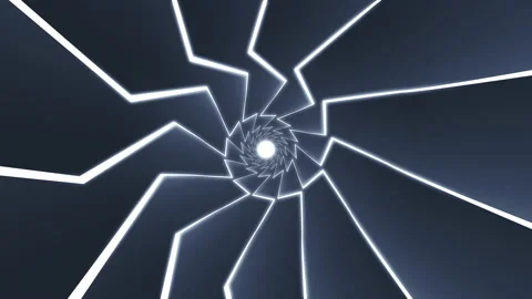 Abstract Dark Blue Animation with Broken Lines. Looped Background 스톡 동영상 161235858