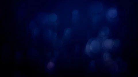 Abstract dark blue background with circles flying up Stock Footage 95334573
