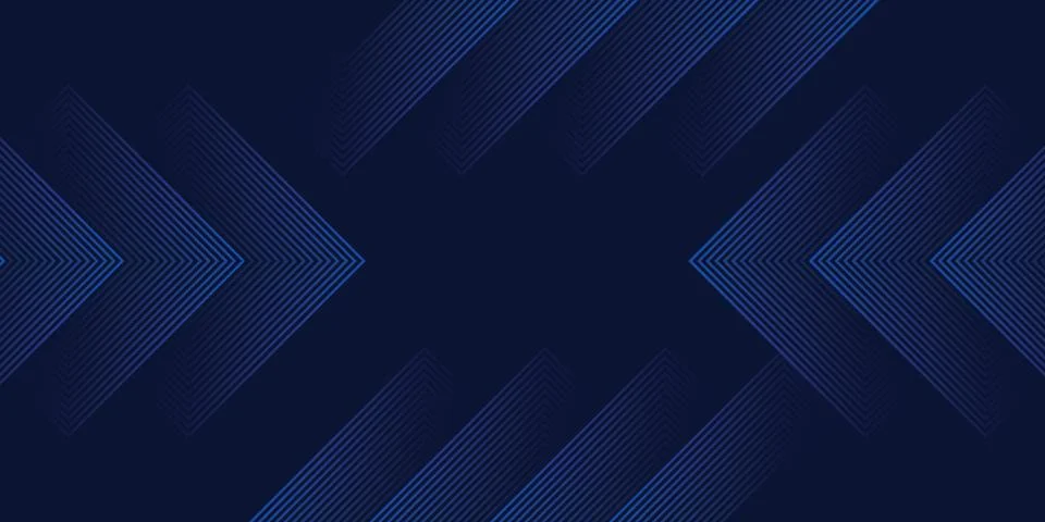 Abstract dark blue background with diagonal chevron arrow lines and modern 스톡 일러스트