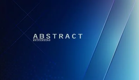 Abstract dark blue background with diagonal lines and glowing dots for modern 스톡 일러스트