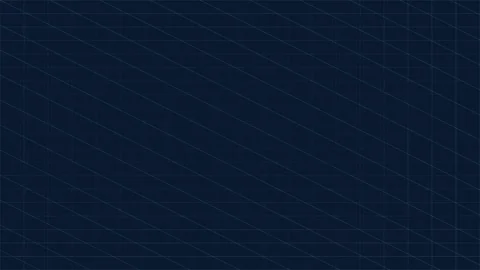 Abstract dark blue background featuring a clean digital grid line pattern Stock Footage 338311331