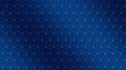 Abstract dark blue background featuring a repeating pattern of circular ind.. Stock Footage 347465038