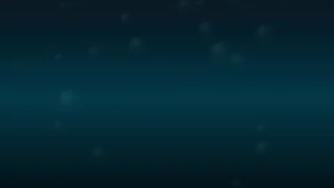 Abstract dark blue background with floating bokeh bubbles Vídeo Stock 336995640