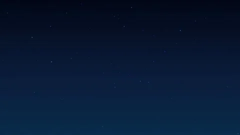 Abstract dark blue background with floating shimmering particles and soft Stock Footage 345427343