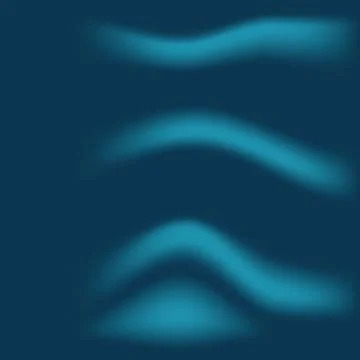 Abstract dark blue background with glowing cyan wavy gradients and grainy n.. 스톡 일러스트