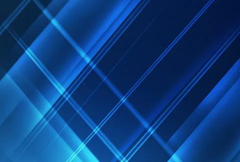 Abstract dark blue background with glowing lines concept series Stock Illustration