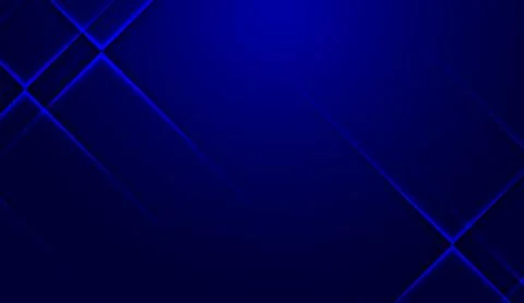 Abstract dark blue background with glowing diagonal lines and modern geometric Stockillustratie