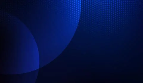 Abstract dark blue background with glowing dots and curved shapes for modern 스톡 일러스트