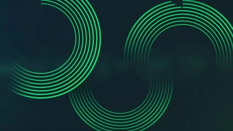 Abstract dark blue background with green curve line motion graphics animation. Video stock 249794021
