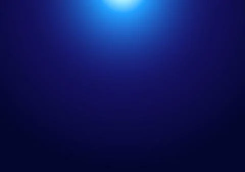 Abstract dark blue background with light from the top Illustrazione stock