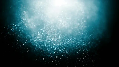 Abstract dark blue background with moving particles for presentation Stock-Footage 157812719