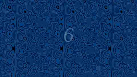 Abstract dark blue background with repeating wave pattern and white numeral.. Stock Footage 342114673