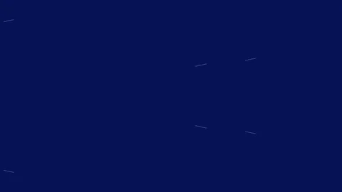 Abstract Dark Blue Background with Scattered White Dots - Minimalist Tech P.. Stock Footage 331441817