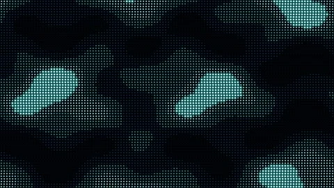 Abstract dark blue camouflage pattern features teal halftone dots on a navy.. Stock Footage 347723565