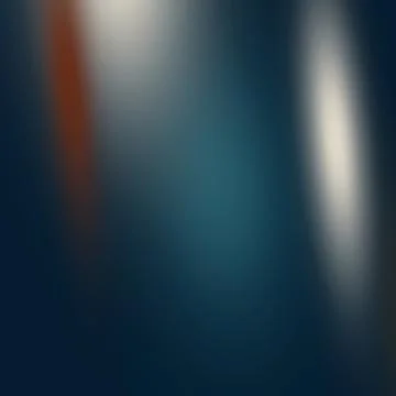 Abstract Dark Blue Cinematic Background with Orange and White Light Leaks Stock Illustration