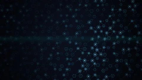 Abstract dark blue digital background texture seamless loop futuristic tech.. Stock Footage 346006236