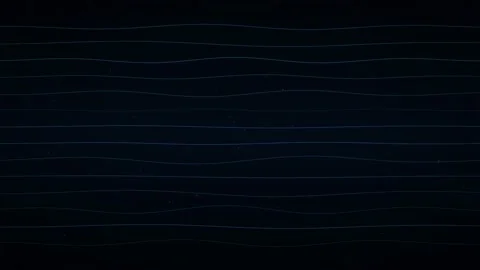 Abstract dark blue digital background with flowing glowing lines and floating Stock Footage 346218247