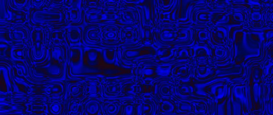 Abstract dark blue digital pattern with liquid wave motion and smooth shape Stock Illustration