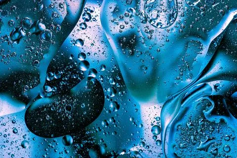 Abstract dark blue fluid liquid background Stock-Fotos