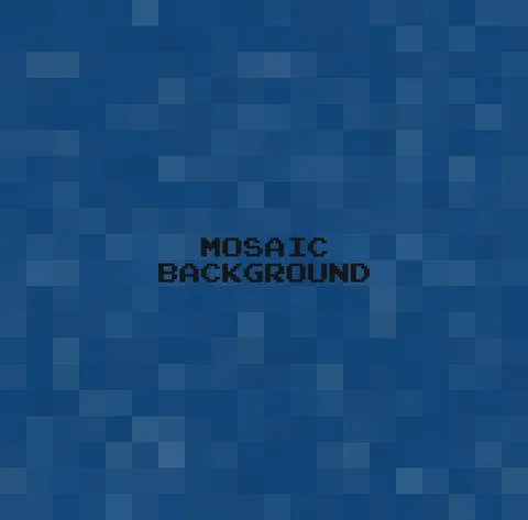 Abstract Dark Blue geometric Background, Creative Design Templates. Pixel art Stock Illustration