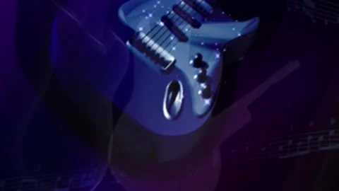 Abstract Dark Blue Glowing Waves Motion Graphics Background Stock Footage 333919347