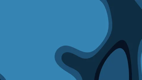 Abstract dark blue gradient background graphic with layered curved shapes Stock Footage 320820753