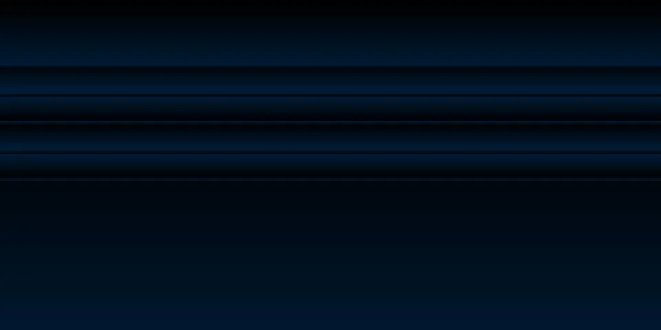 Abstract dark blue gradient background, waves and folds. 3D illustration Stock-Illustration