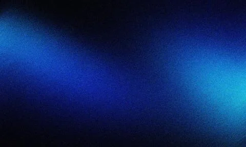 Abstract Dark Blue Gradient Background with Cyan Glow and Dense Grain Texture イラスト素材