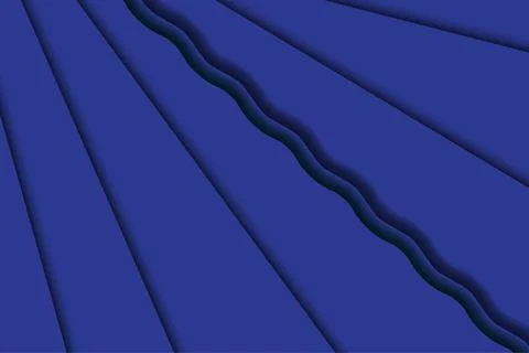 Abstract dark blue gradient design. Diagonal strips pattern. Vector Stock Illustration