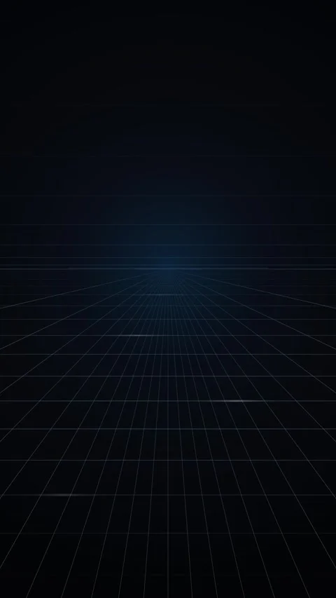 Abstract dark blue grid perspective tunnel background for modern technology.. Stock Footage 344937569