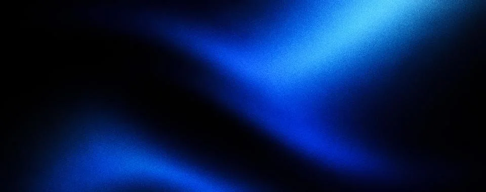 Abstract dark blue light waves flowing Illustrazione stock
