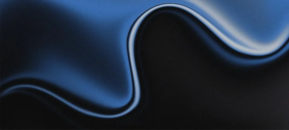 Abstract Dark Blue Liquid Wave Background with Grainy Texture and Elegant S.. Stock Illustration