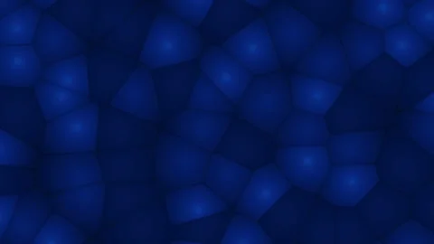 Abstract Dark Blue Mosaic Geometric Cellular Background Stock Footage 338340631
