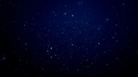 Abstract dark blue motion background with twinkling dots Stock Footage