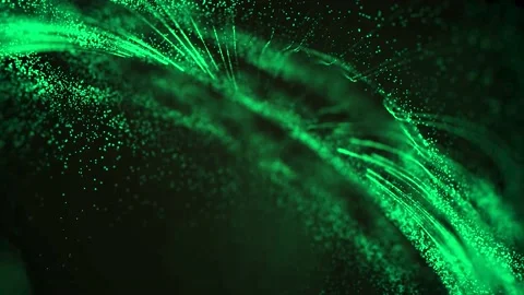 Abstract dark blue motion background with moving dots 4K Stock Footage 230169987