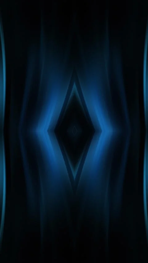 Abstract dark blue pattern loop motion mirror effect vertical background Stock Footage 345524448