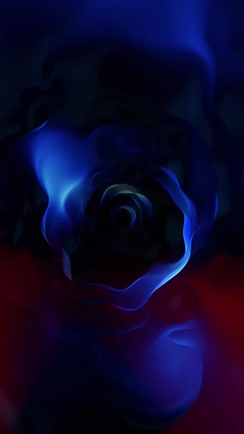 Abstract dark blue red glowing light motion vertical background Stock Footage 341433951