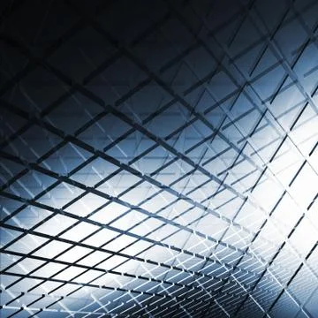 Abstract dark blue shining digital background Stock Illustration