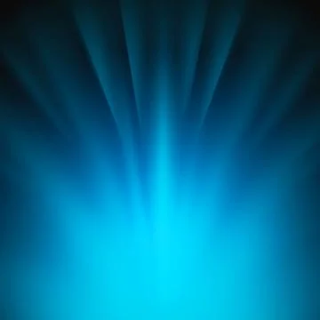 Abstract dark blue smooth light lines perspective background Illustrazione stock