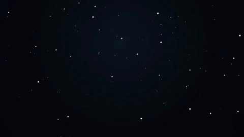 Abstract dark blue space background with twinkling stars and subtle cosmic Stock Footage 345428721
