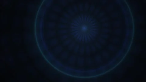 Abstract Dark Blue Sphere with Light Rays and Subtle Glow. Stock Footage 334433644