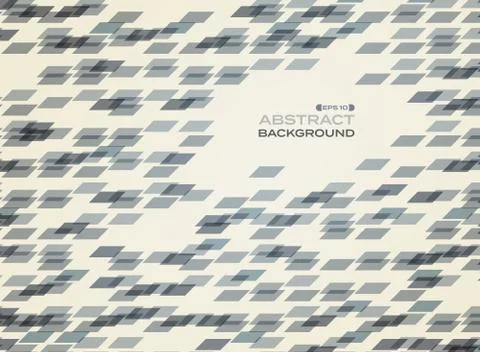 Abstract of dark blue square shape patterns background. Stock Illustration