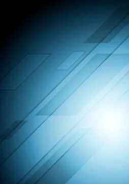 Abstract dark blue tech background Illustrazione stock